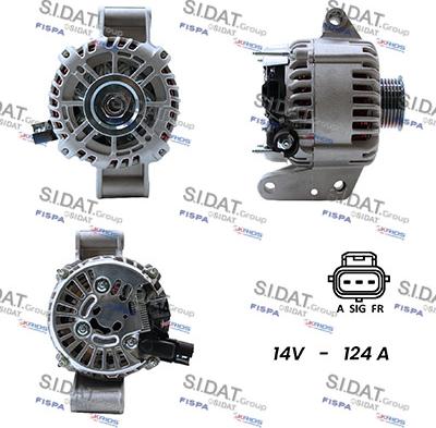 Sidat A12VS0088A2 - Alternatore www.autoricambit.com