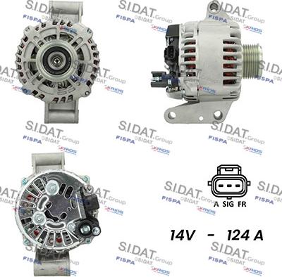 Sidat A12VS0338A2 - Alternatore www.autoricambit.com