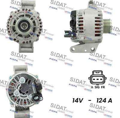 Sidat A12VS0338 - Alternatore www.autoricambit.com