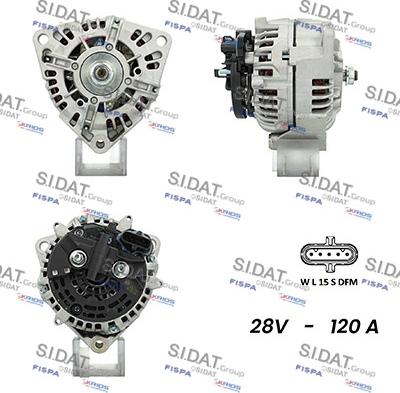 Sidat A24BH0044AS - Alternatore www.autoricambit.com