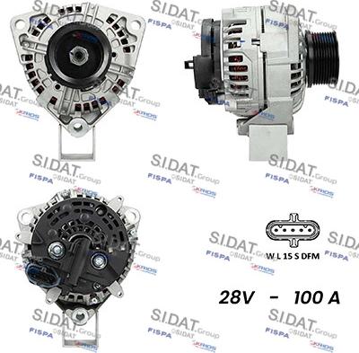 Sidat A24BH0039AS - Alternatore www.autoricambit.com