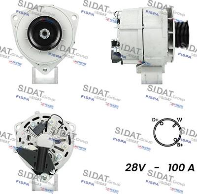 Sidat A24BH0035A2 - Alternatore www.autoricambit.com