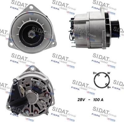 Sidat A24BH0036A2 - Alternatore www.autoricambit.com