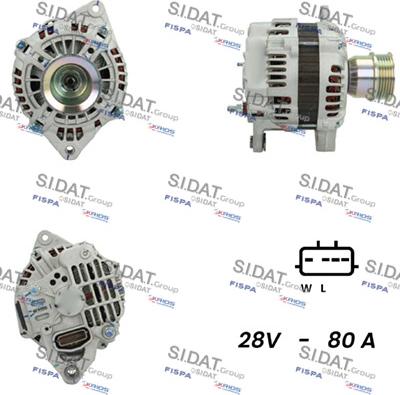 Sidat A24MH0063 - Alternatore www.autoricambit.com