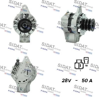 Sidat A24MH0017A2 - Alternatore www.autoricambit.com