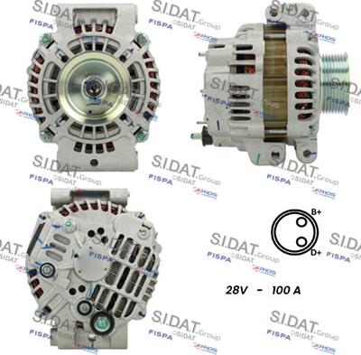 Sidat A24MH0110 - Alternatore www.autoricambit.com