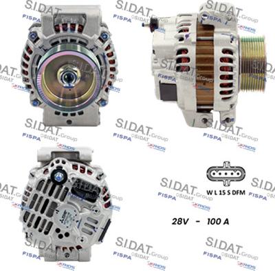 Sidat A24MH0112 - Alternatore www.autoricambit.com