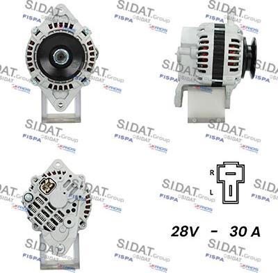 Sidat A24MH0134 - Alternatore www.autoricambit.com