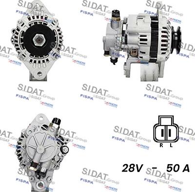 Sidat A24MH0130A2 - Alternatore www.autoricambit.com