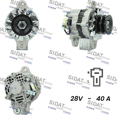 Sidat A24MH0133A2 - Alternatore www.autoricambit.com