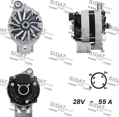 Sidat A24VA0079A2 - Alternatore www.autoricambit.com