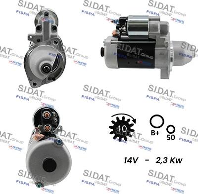 Sidat S12BH0357A2 - Motorino d'avviamento www.autoricambit.com