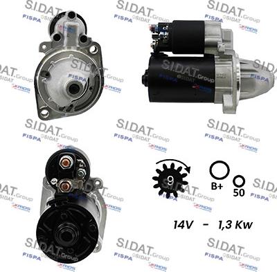 Sidat S12BH0272A2 - Motorino d'avviamento www.autoricambit.com