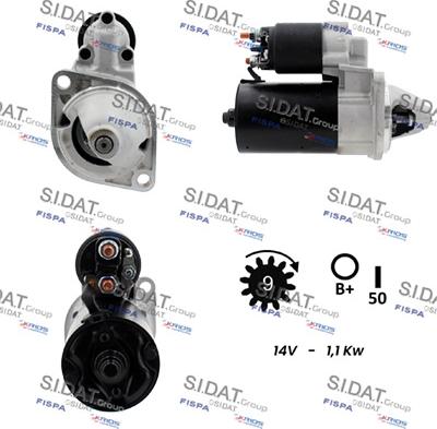 Sidat S12BH0793A2 - Motorino d'avviamento www.autoricambit.com