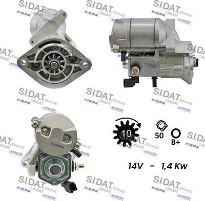 Sidat S12DE0421A2 - Motorino d'avviamento www.autoricambit.com