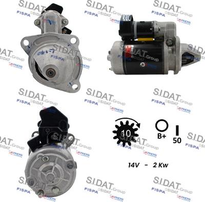 Sidat S12LU0194 - Motorino d'avviamento www.autoricambit.com