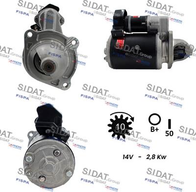 Sidat S12LU0154 - Motorino d'avviamento www.autoricambit.com