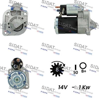 Sidat S12MH0687A2 - Motorino d'avviamento www.autoricambit.com