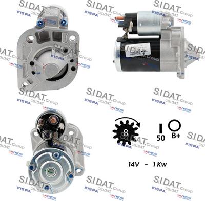 Sidat S12MH0687 - Motorino d'avviamento www.autoricambit.com