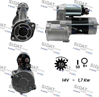 Sidat S12MH0130A2 - Motorino d'avviamento www.autoricambit.com