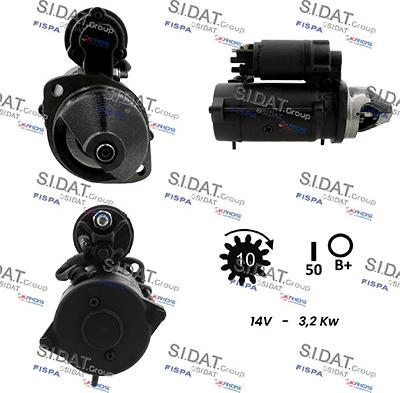 Sidat S12ML0977 - Motorino d'avviamento www.autoricambit.com