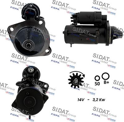 Sidat S12ML0664 - Motorino d'avviamento www.autoricambit.com