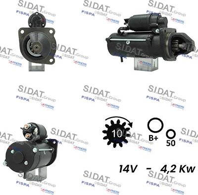 Sidat S12ML0301A2 - Motorino d'avviamento www.autoricambit.com