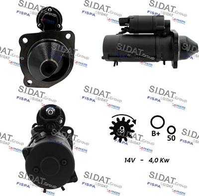 Sidat S12ML0265 - Motorino d'avviamento www.autoricambit.com