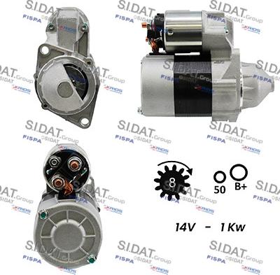 Sidat S12VA0048 - Motorino d'avviamento www.autoricambit.com