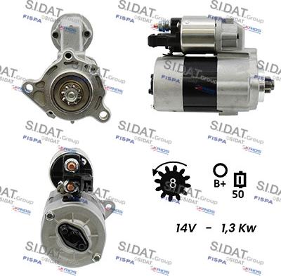 Sidat S12VA0043A2 - Motorino d'avviamento www.autoricambit.com