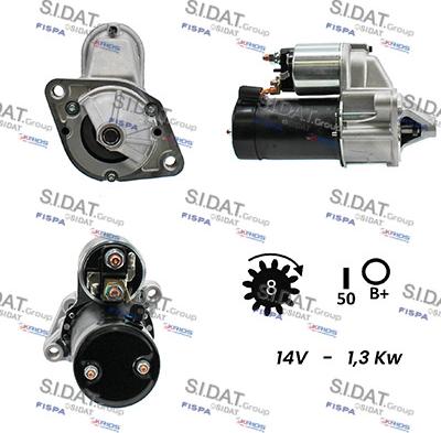 Sidat S12VA0159A2 - Motorino d'avviamento www.autoricambit.com