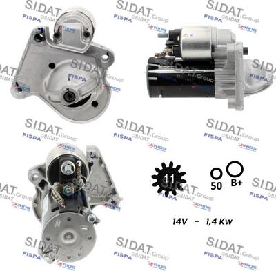 Sidat S12VA0102 - Motorino d'avviamento www.autoricambit.com