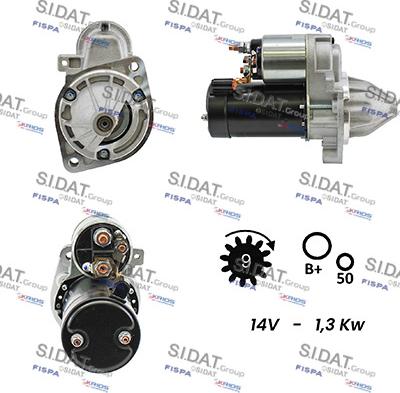 Sidat S12VA0118A2 - Motorino d'avviamento www.autoricambit.com