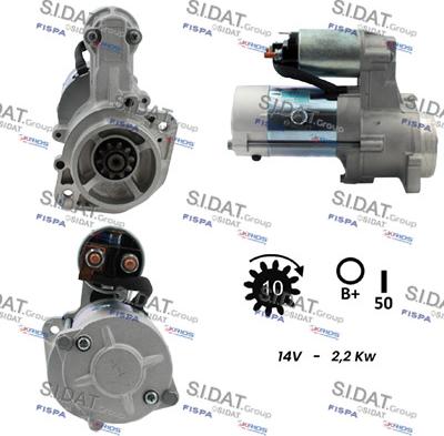 Sidat S12VA0174 - Motorino d'avviamento www.autoricambit.com