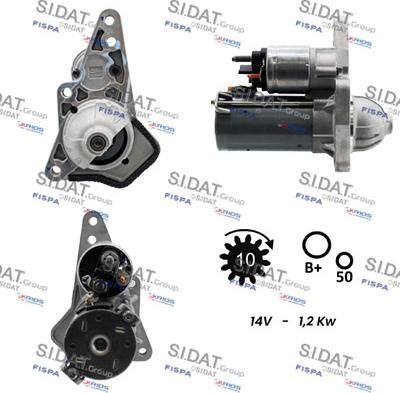 Sidat S12VA0856 - Motorino d'avviamento www.autoricambit.com