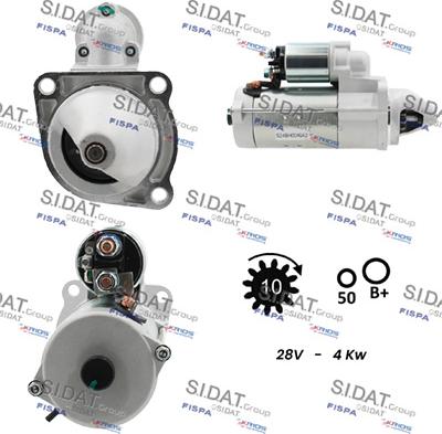 Sidat S24BH0049A2 - Motorino d'avviamento www.autoricambit.com