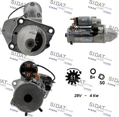 Sidat S24BH0067 - Motorino d'avviamento www.autoricambit.com