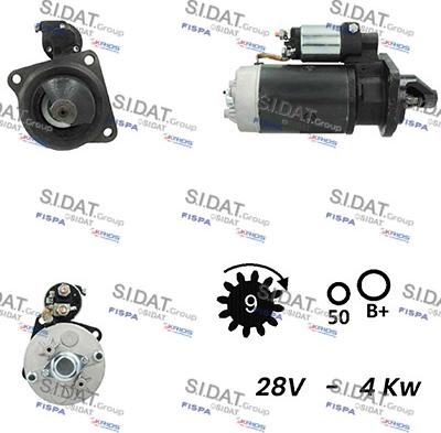 Sidat S24BH0036A2 - Motorino d'avviamento www.autoricambit.com