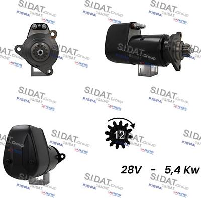 Sidat S24BH0103A2 - Motorino d'avviamento www.autoricambit.com