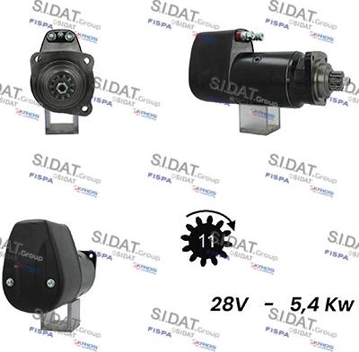 Sidat S24BH0102A2 - Motorino d'avviamento www.autoricambit.com