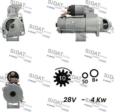 Sidat S24BH0115A2 - Motorino d'avviamento www.autoricambit.com