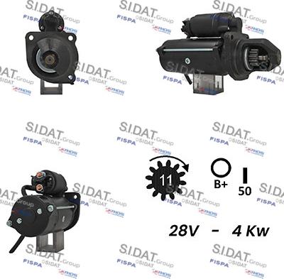 Sidat S24ML0150A2 - Motorino d'avviamento www.autoricambit.com