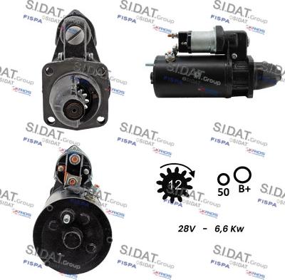 Sidat S24VA0082A2 - Motorino d'avviamento www.autoricambit.com