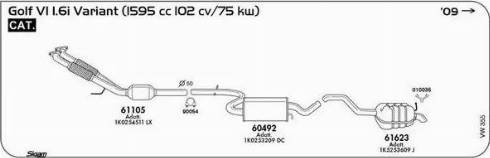 Sigam 90054 - Connettore tubi, Imp. gas scarico www.autoricambit.com