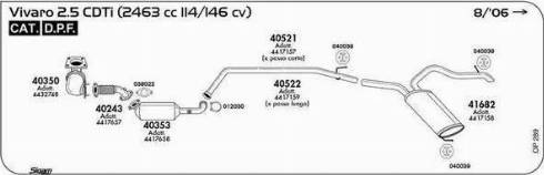 Sigam 40243 - Tubo gas scarico www.autoricambit.com