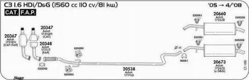 Sigam 020051 - Supporto, Imp. gas scarico www.autoricambit.com