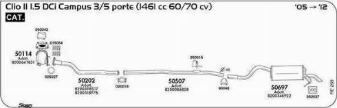 Sigam 050006 - Guarnizione, Tubo gas scarico www.autoricambit.com