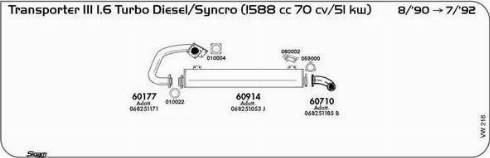 Sigam 053000 - Guarnizione, Tubo gas scarico www.autoricambit.com