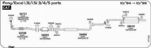 Sigam 024003 - Guarnizione, Tubo gas scarico www.autoricambit.com