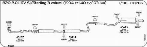 Sigam 065001 - Guarnizione, Tubo gas scarico www.autoricambit.com